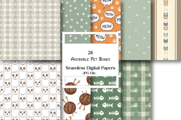 Adorable Pet Bones Seamless Pattern: Your Secret Weapon for Creative Projects