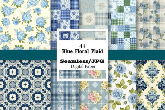 Blue Floral Plaid: A Timeless Pattern for Modern Projects