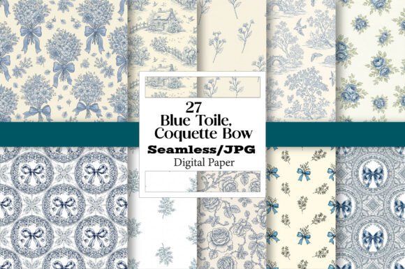 Bring Classic Charm to Modern Designs with Blue Toile