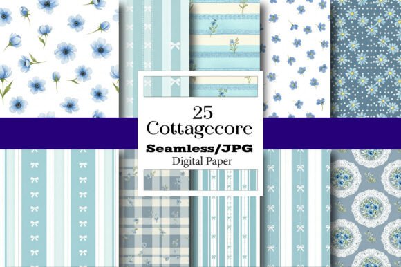 Cottagecore Seamless Paper: Your Digital Backyard for Modern Creativity