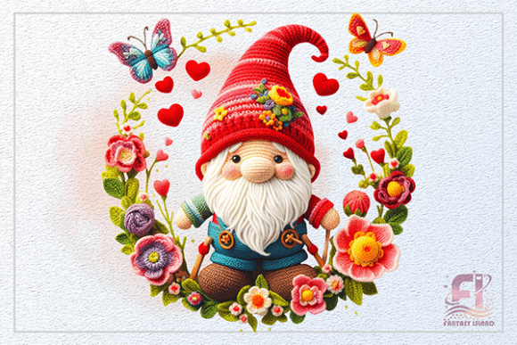 Enchanting Valentine Gnome Clipart for Creative Projects