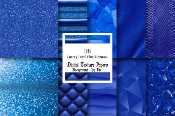 Luxury Royal Blue Textures: A Versatile Digital Asset for Creative Workflows