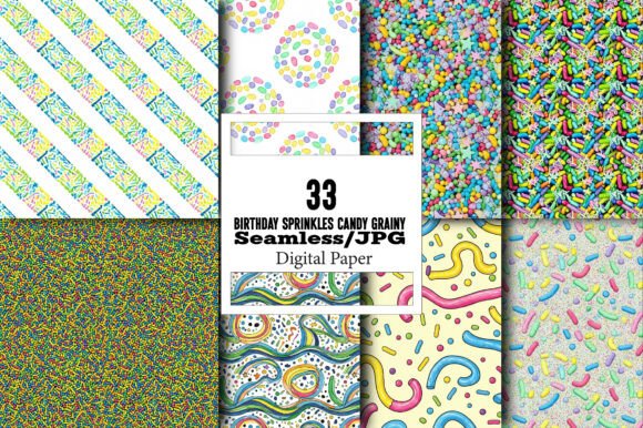 The Birthday Sprinkles Candy Grainy Pattern: A Versatile Digital Asset for Modern Creators