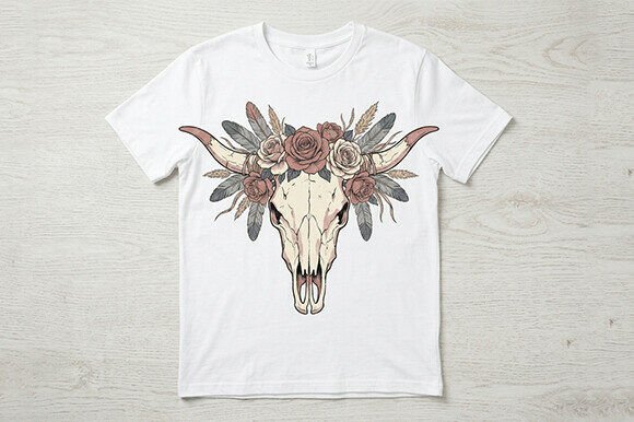 The Longhorn Skull Boho PNG: A Versatile Digital Asset for Creators