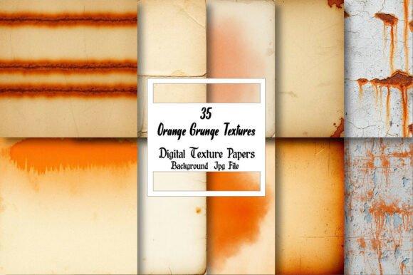 The Power of Orange Grunge Textures
