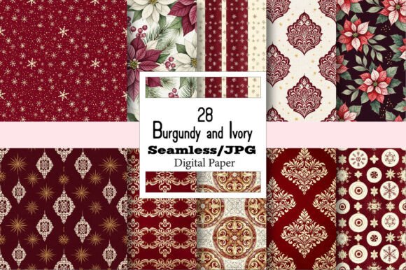 The Versatile World of Burgundy and Ivory Patterns