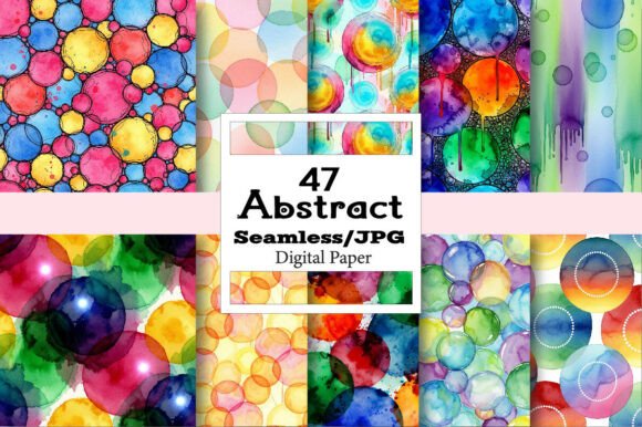 Unlock Your Creativity with an Abstract Digital Paper Pack