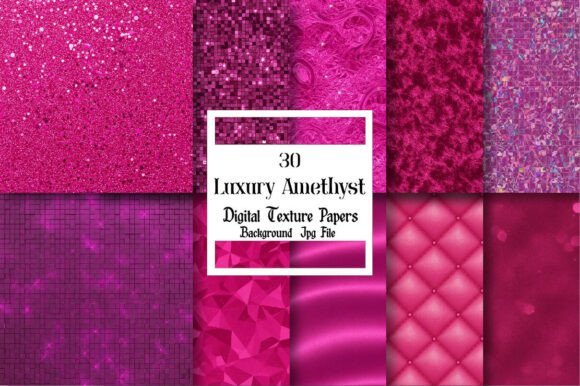 Unlocking Creativity with Luxury Amethyst Digital Paper