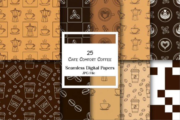 Unpacking the Creative Potential of Café Comfort Coffee Digital Papers
