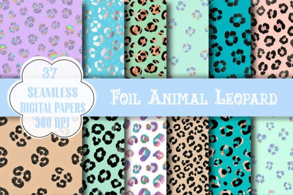 Your Creative Catalyst: Unleashing the Power of the Seamless Foil Animal Leopard Pattern